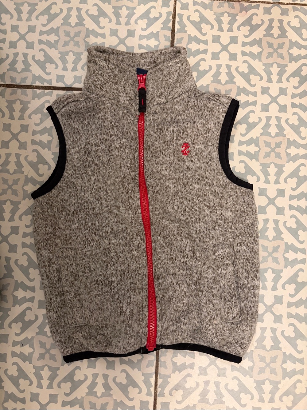 Izod Grey Knit Vest 4T